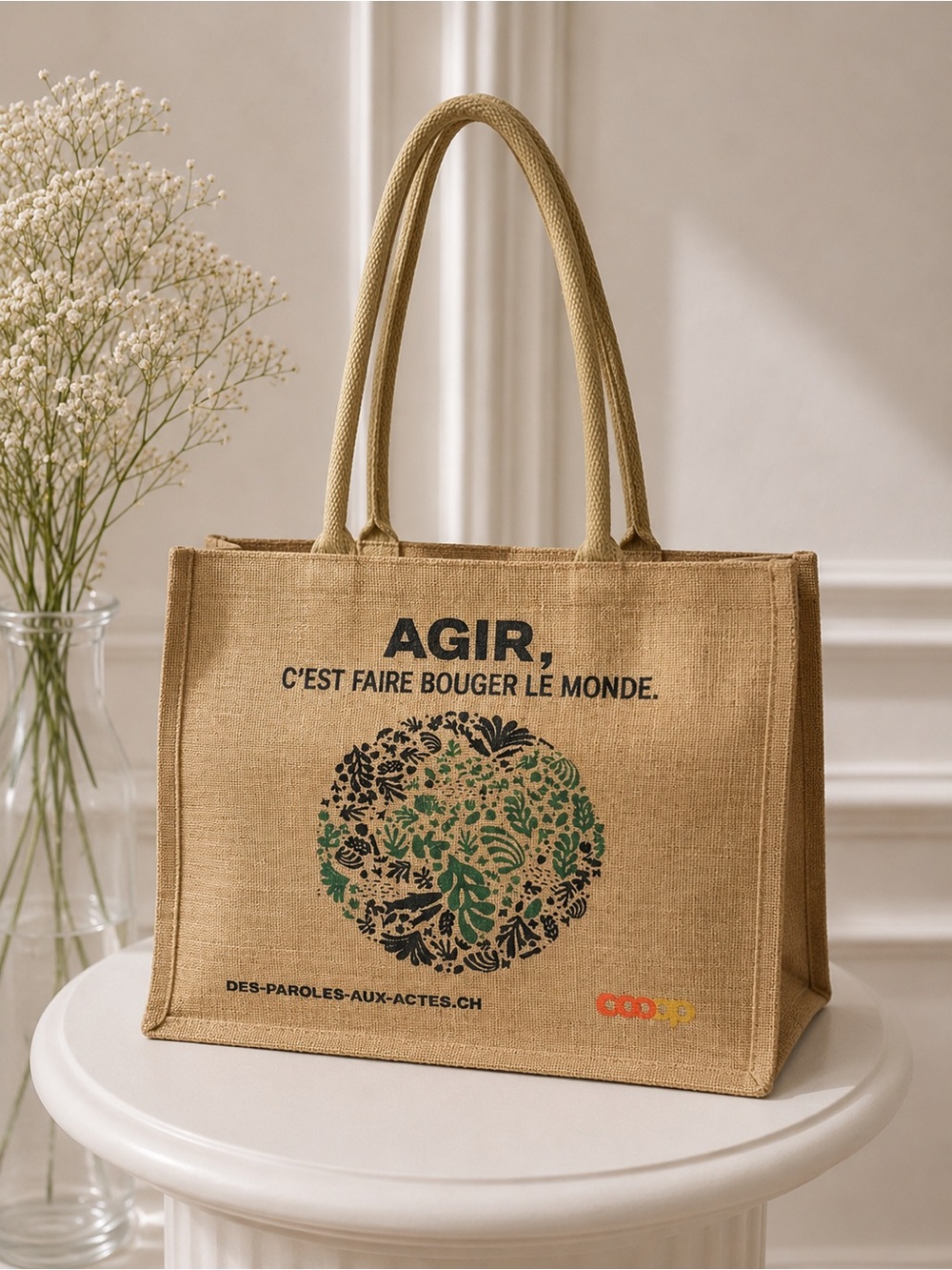 Coop 100% Jute Tote Bag | Large